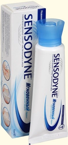 Паста зубная Сенсодин Sensodyne Мгновенный Эффект и длительная защита Паста для местного применения 75мл 1 шт.